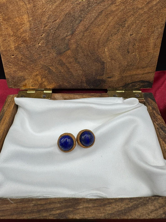 BOUCLES D'OREILLES LAPIS-LAZULI