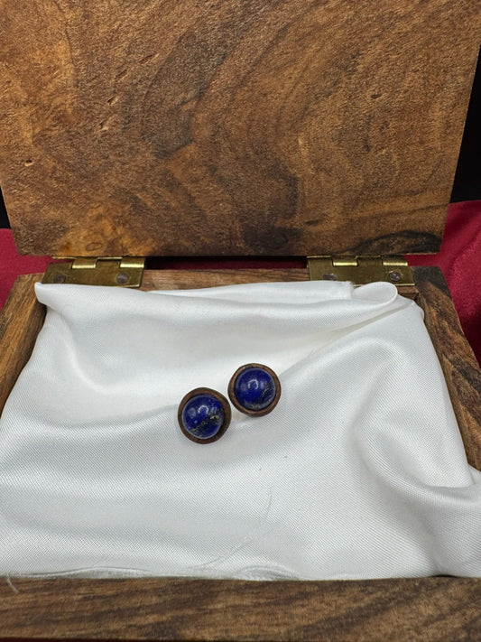 BOUCLES D'OREILLES LAPIS-LAZULI