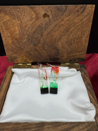 BOUCLES D'OREILLES EPOXY