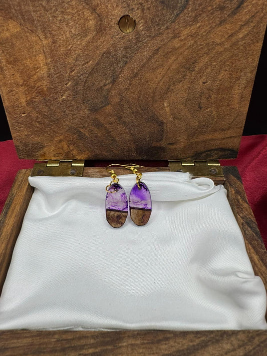 BOUCLES D'OREILLES EPOXY