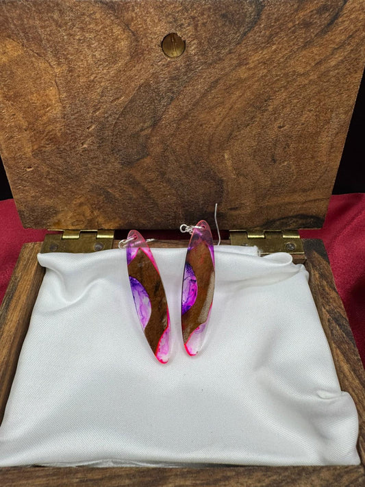 BOUCLES D'OREILLES EPOXY