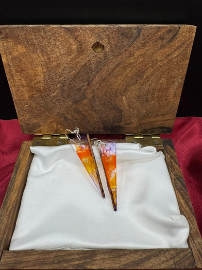 BOUCLES D'OREILLES EPOXY