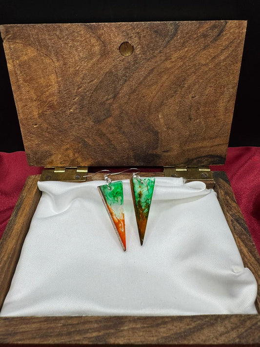 BOUCLES D'OREILLES EPOXY